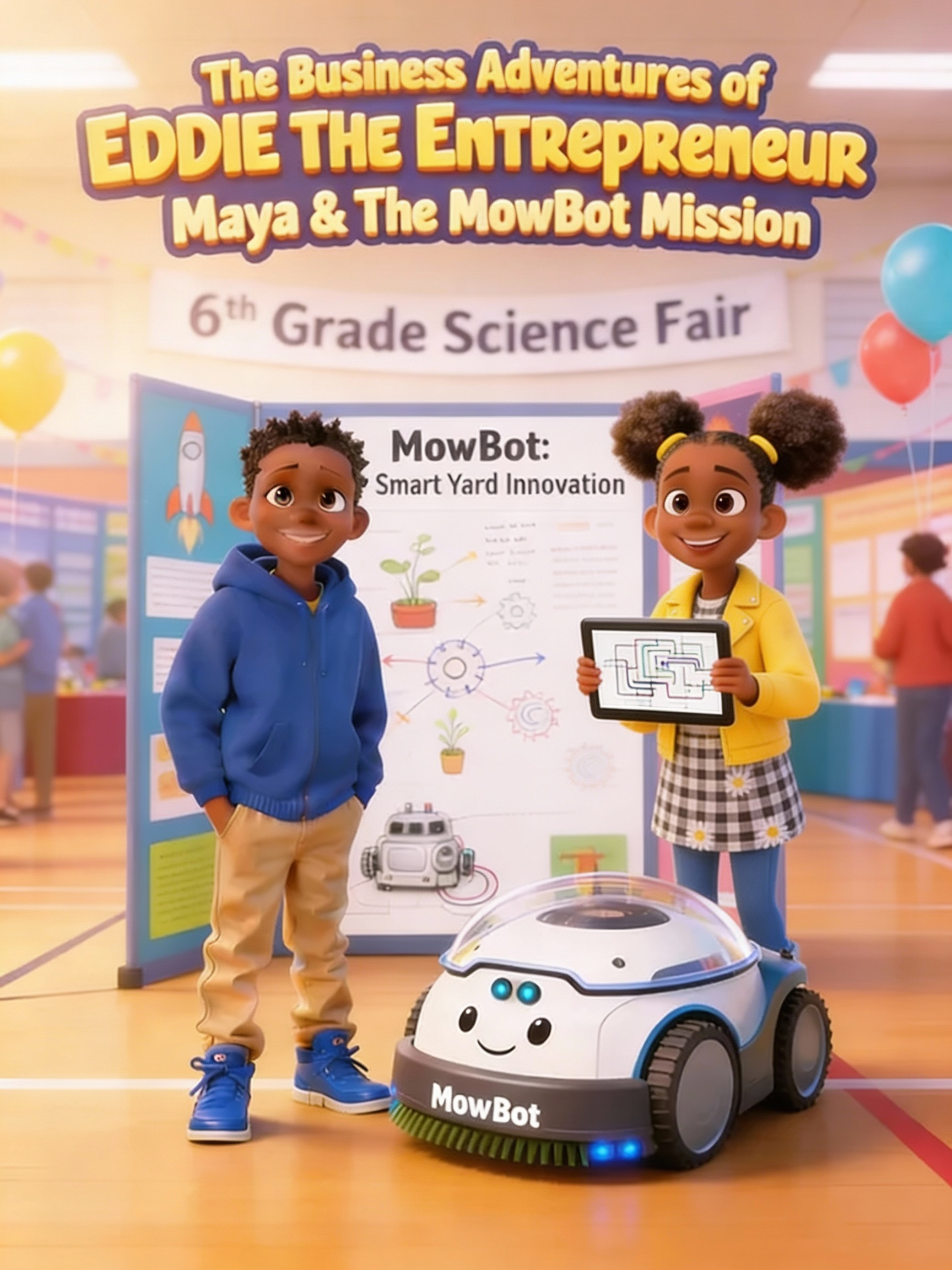 The Business Adventures of Eddie the Entrepreneur: Maya and the Mowbot (Paper-Back)