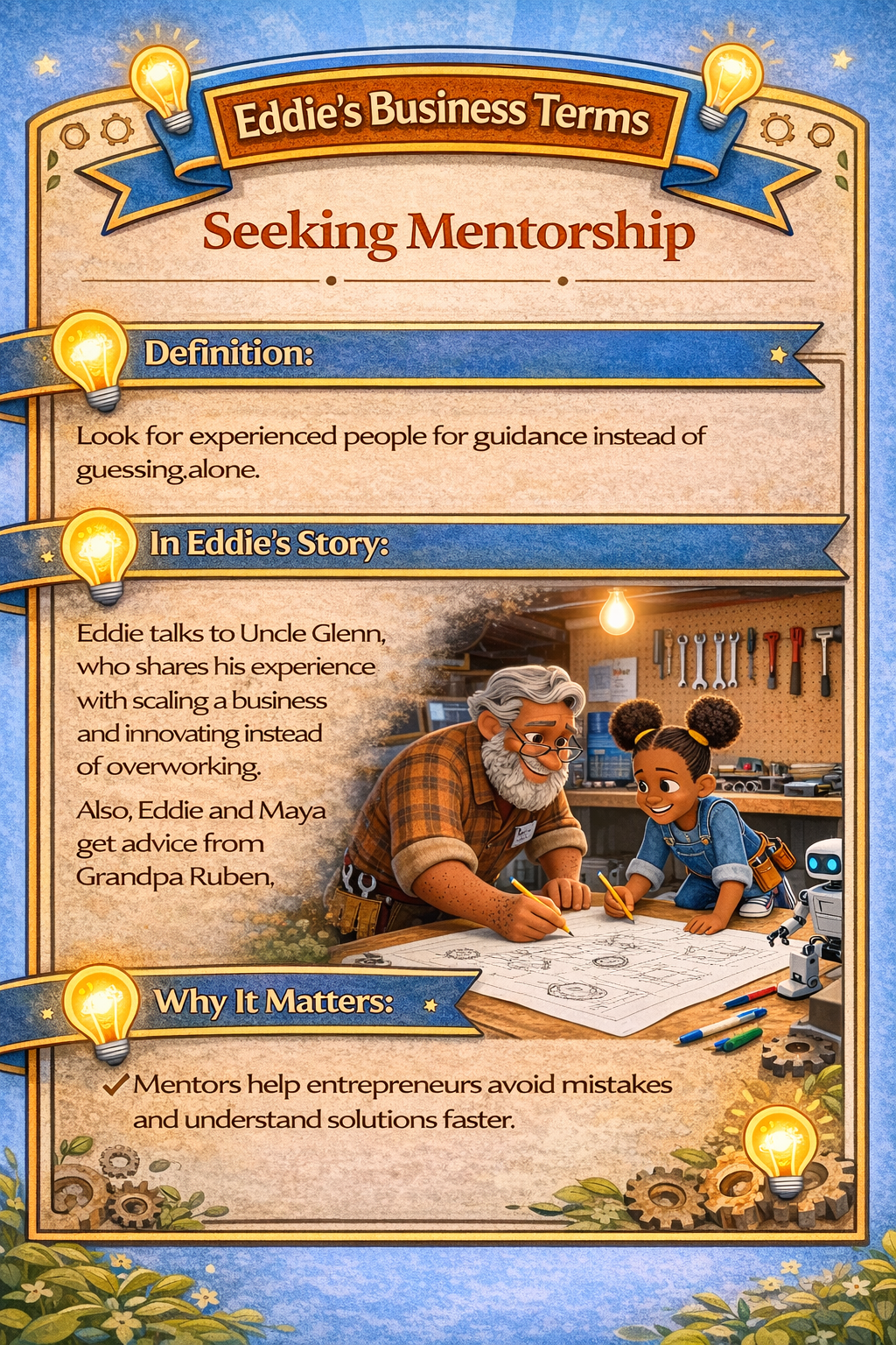 The Business Adventures of Eddie the Entrepreneur: Maya and the Mowbot (Paper-Back)